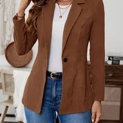 Classic Tailored Blazer Jacket