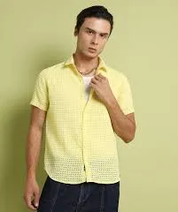 yellow shirt