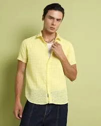 yellow shirt