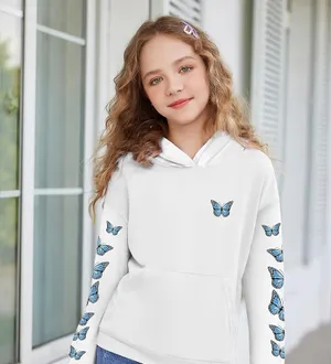 white hoodie