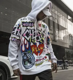 printed hoodie