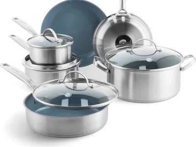 Stainless Steel Cookware Set (5-Piece)