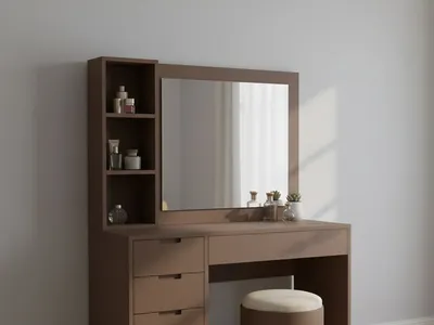 Modern Dressing Table with Mirror