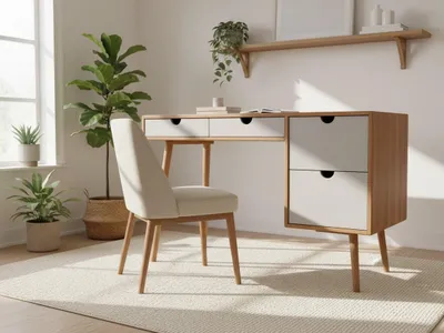 Office Work Desk with Drawer