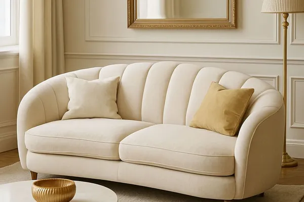 Luxury Velvet 3-Seater Sofa