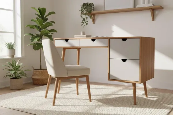 Office Work Desk with Drawer