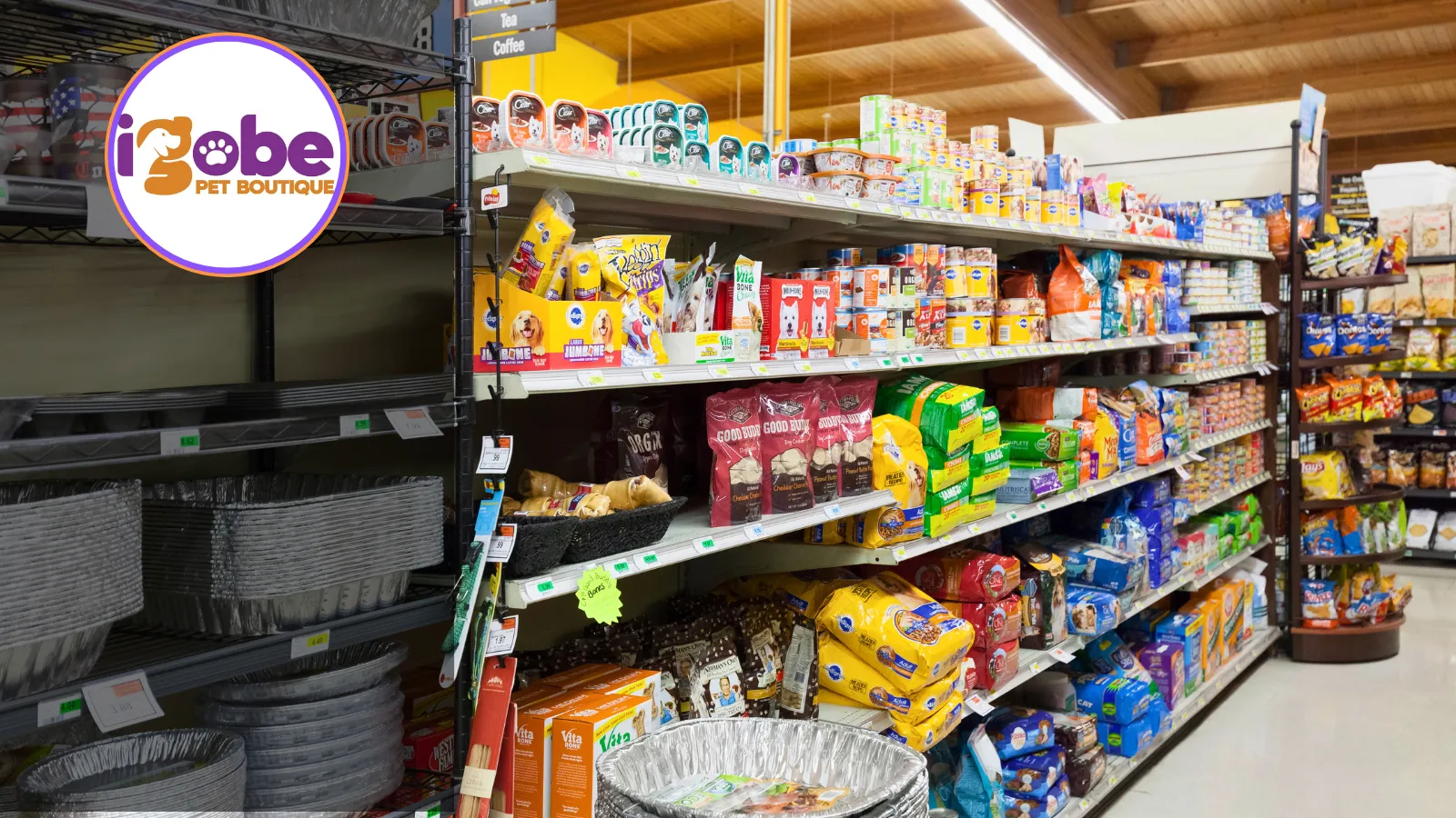 Boutique pet food outlet