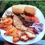 KENKEY with shrimp