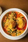 Egusi soup with turkey or chicken
