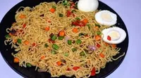 Stir fry spaghetti n egg