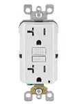 15 Amp 125-Volt Duplex SmarTest Self-Test SmartlockPro Tamper Resistant GFCI Outlet, White (4-Pack)