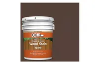 Fence Exterior Wood Stain 5 gal. #PFC-25 Dark Walnut Solid Color House