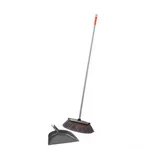 Smooth Sweep Indoor Angle Broom with Dustpan