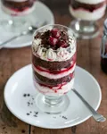 Black Forest Glass Cake