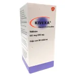 Kivexa Abacavir/Lamivudina 600/300mg 30 Tabletas