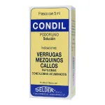 Condil (Podofolino) 250mg Solución Tópica 5ml