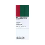Macrodantina Nitrofurantoína 100MG Caja 40 Cápsulas