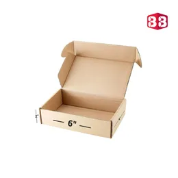 6x4x2 Inch Brown Flap Box – Small Kraft Packaging for Soap & Jewelry