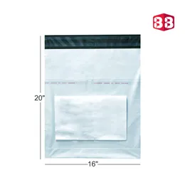 Box Brother 16x20 Inches Clear Polybags for Packaging, Shipping, and Storage