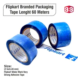 Box Brother Flip Kart Branded Packaging Tape Lenght 60 Meters (2 Inch,48 mm) Flip Kart Water Mark Very Strong Adhesive Tape
