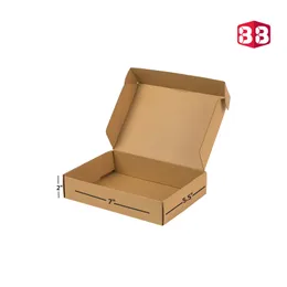 7x5.5x2 Inch Brown Flap Box – Compact Corrugated Carton for Premium Packaging
