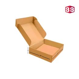 7x7x2 Inch Brown Corrugated Flap Box – Eco-Friendly Gift Packaging