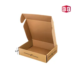 6x5x1.5 Inch Brown Flap Box – Compact Kraft Carton for Soap & Jewelry Packaging