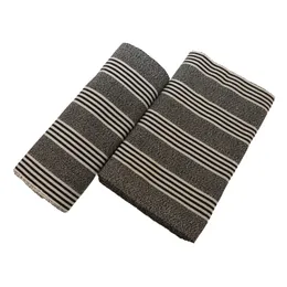 Brown and Cream Striped African Kente Weave Smock , fugu , batakali,  Fabric-4yards