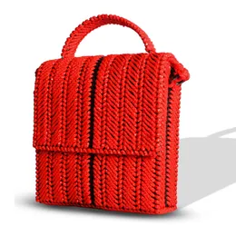 Handmade Woven Canvas Women’s Handbag
