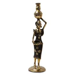 Woman Carrying Calabash Figurine