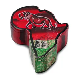 Africa Map Jewelry Box
