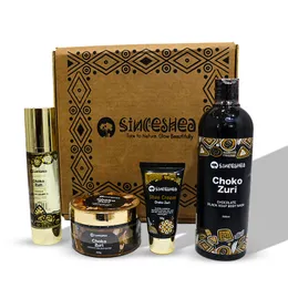 SinceShea Choko Zuri Gift Set - Chocolate-Infused Skincare Collection for Deep Hydration, Glow & Relaxation