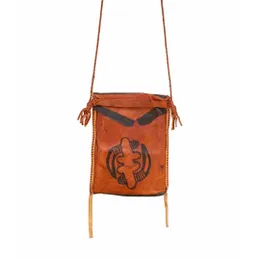 Savannah Leather Tote Bags with Gye-Nyame symbol