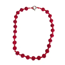 Red Coral Bead Neaklace
