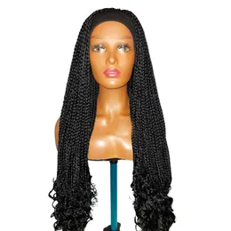24" - Box Braids Headband Wig