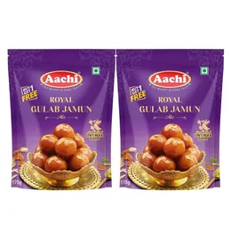 Aachi Gulab Jamun Mix 175g â Buy 1 Get 1 Free | Soft & Delicious Indian Dessert Mix