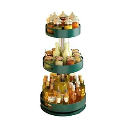 3-tier 360° rotating spice rack