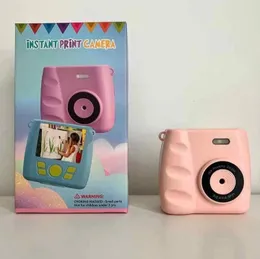 Mini Digital Video Camera for Kids 1080P HD Screen Paper Toys Printing Heat Paper for Children