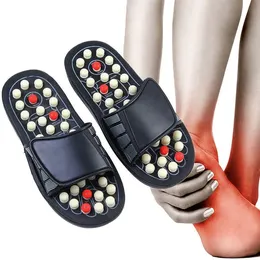 Anti-Slip Acupressure Therapy Slippers – Foot Acupoint Activating Massage Shoes