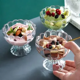 6 Pcs Glass Ice Cream Cup Set - IC7