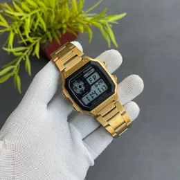 Original PIAOMA 9079 Steel Digital Waterproof Watch