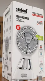 Sanford Rechargeable Table Fan
