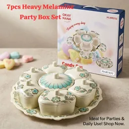 7pcs Heavy Melamine Party Box Set