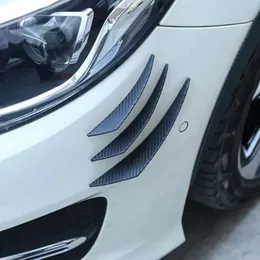 6 universal car front bumper fins