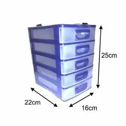 05 Drawers transparent type 5 layer set