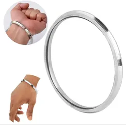 Non-Fade 2.75 Inches Diameters 2.12 Size Stainless Steel Stylish Men's Fashion Kada Bangles For Boys Jewelry Gifts