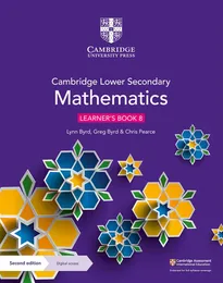 Cambridge Lower Secondary Mathematics Learner's Book 8 with Digital Access (1 Year) (Cambridge Lower Secondary Maths) Pa