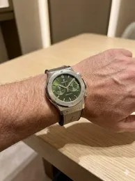 Hublot Classic Fusion Chronograph Titanium Green watch