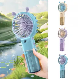 Mini Cooler Water Spray Mist Fan Handheld Portable Rechargeable Travel Fan