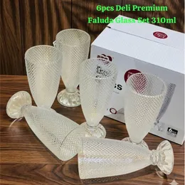 310ml 6pcs Deli Premium Faluda Glass Set